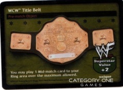 WCW Title Belt